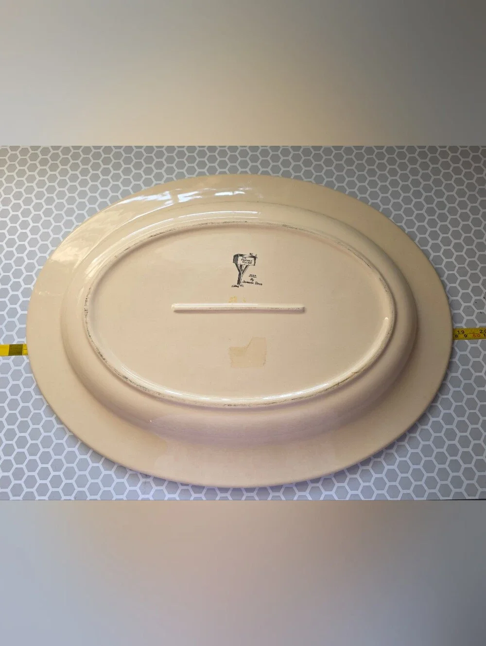 Johnson Bros Friendly Village Turkey Platter Embossed 18